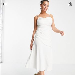 White ASOS dress